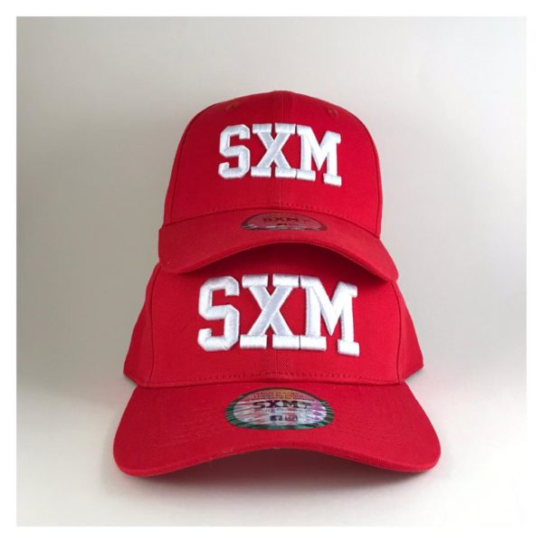 sxm kid cap red & white