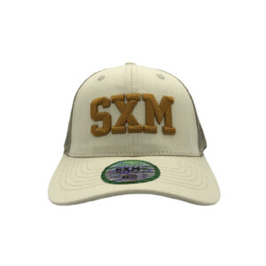 SXM CAP TRUCKER BEIGE FACE
