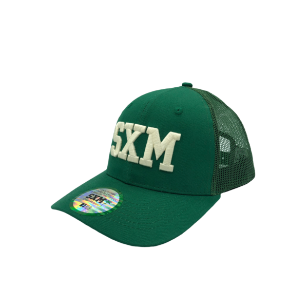 SXM CAP TRUCKER GREEN SIDE