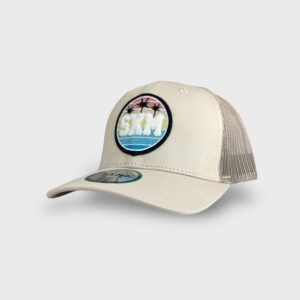 Casquette SXM trucker patch beige