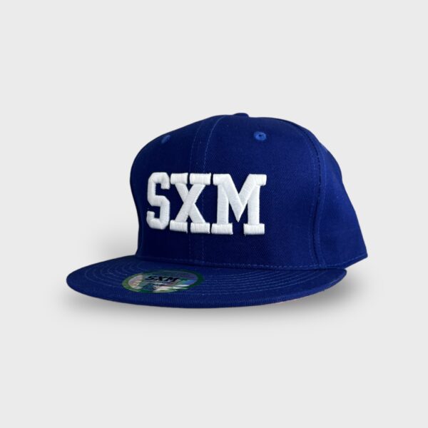 Casquette SXM snapback blue side