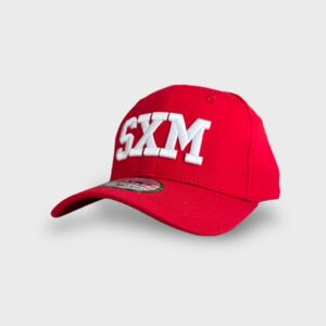 Casquette sxm red & white