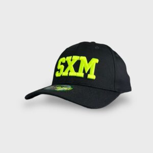 Casquette sxm black & fluo yellow