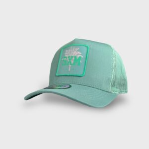 Casquette SXM trucker patch light green