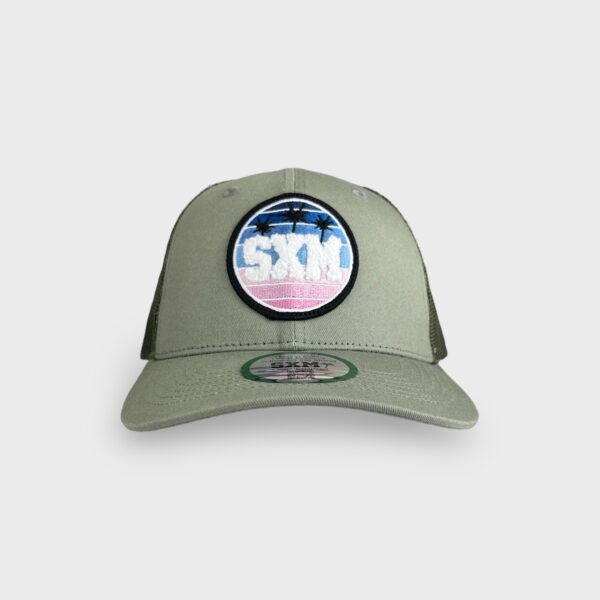 Casquette SXM trucker patch sage face