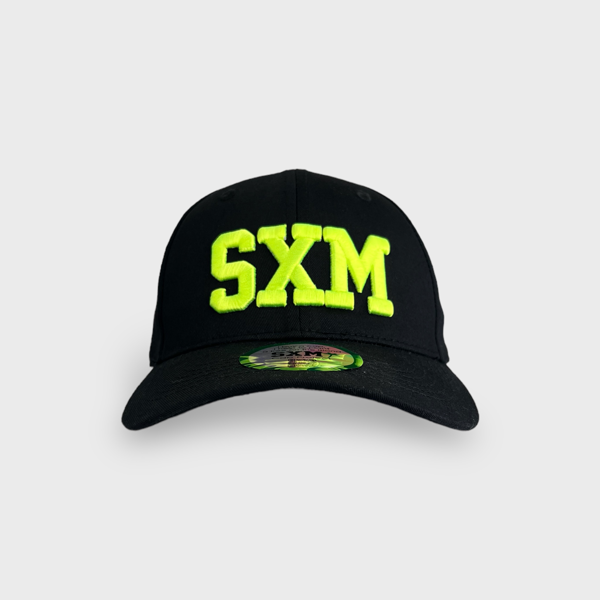 casquette sxm black & fluo yellow