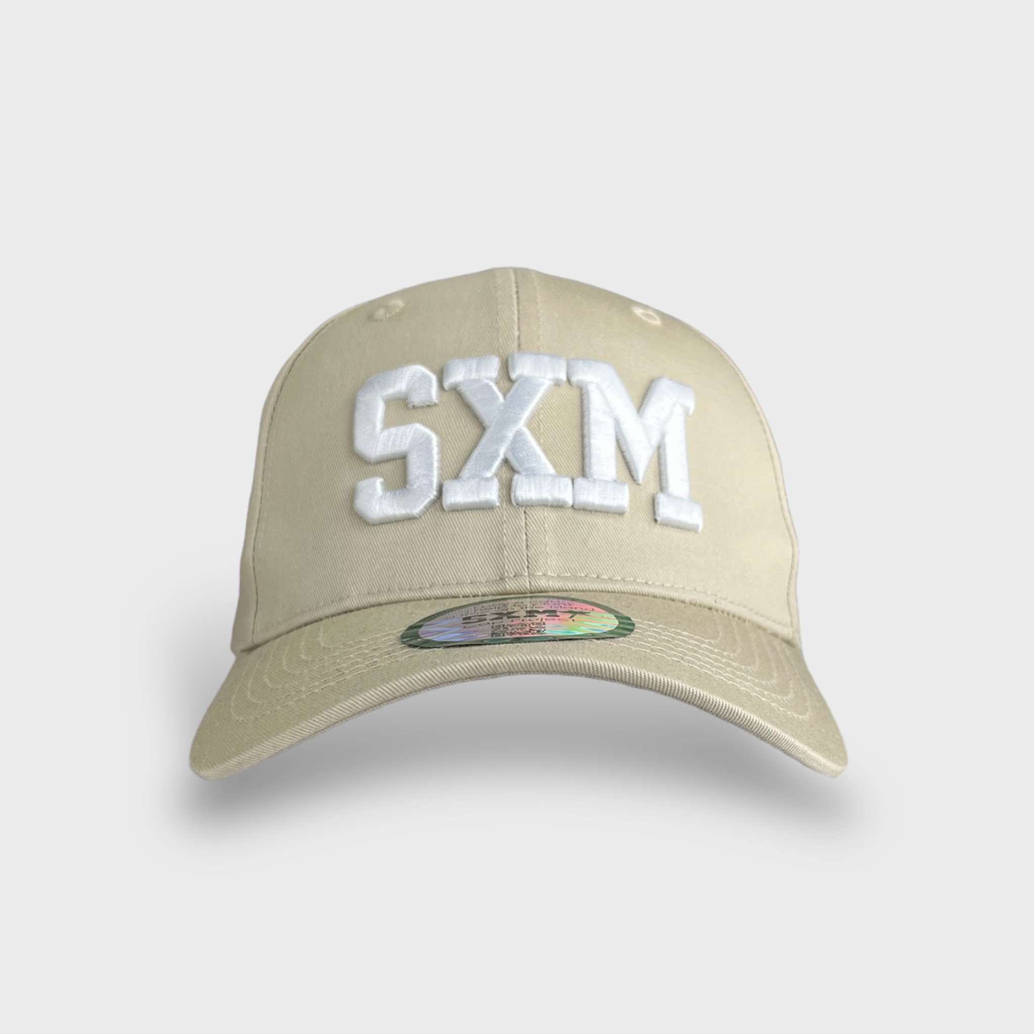 Casquette sxm sand & white